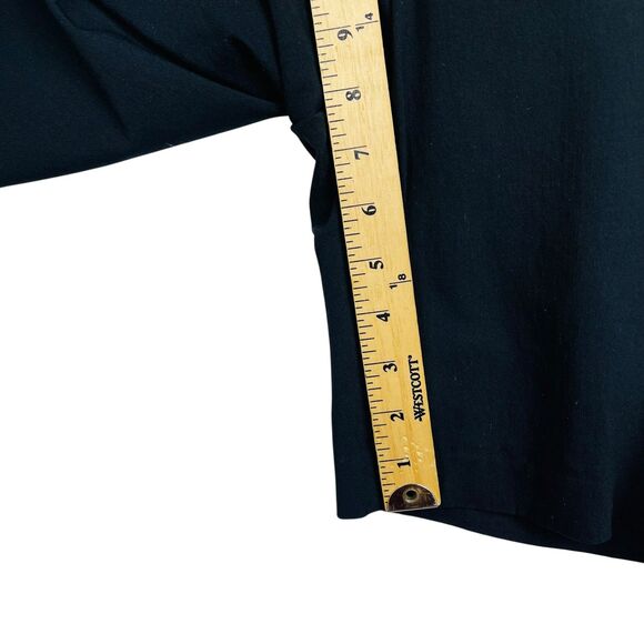 J McLaughlin Shorts Womens 12 Black Stretch Pull On Bermuda Pocket Casual Summer - Picture 6 of 9